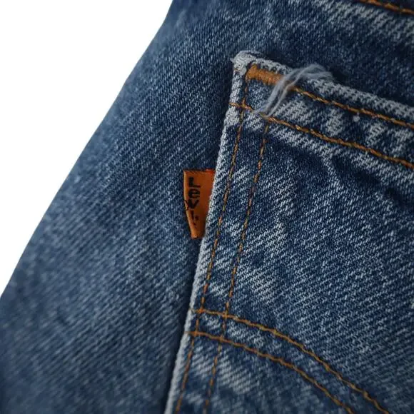 Vintage Levis 505 Orange Tab Denim Straight Leg Jeans